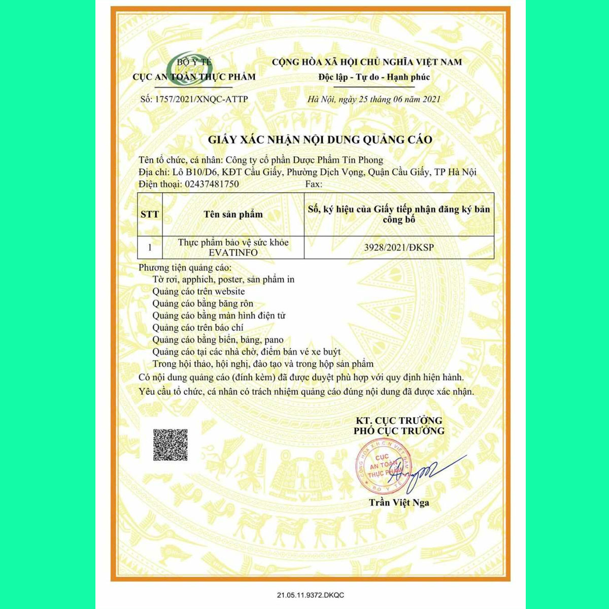 Evatinfo-10 Evatinfo