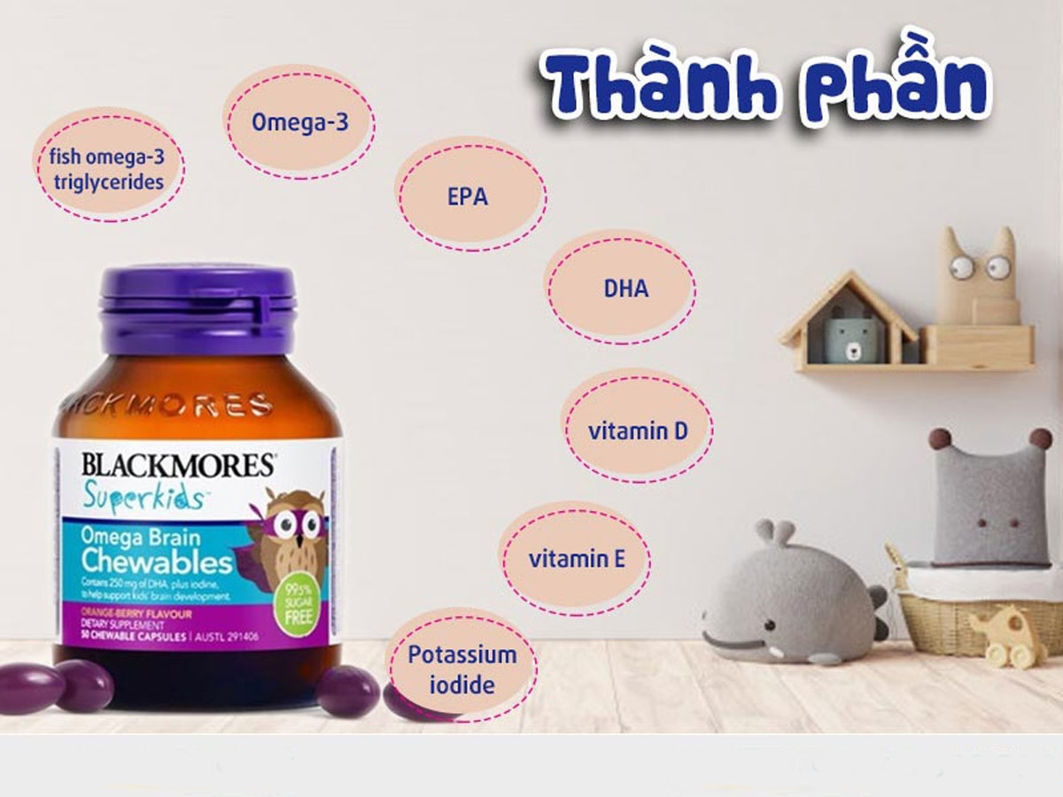 Blackmores Superkids Omega Brain Chewables 17 Blackmores Superkids Omega Brain Chewables