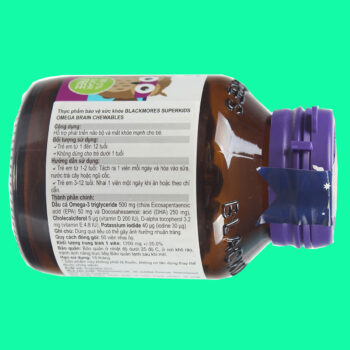 Blackmores Superkids Omega Brain Chewables 6 Blackmores Superkids Omega Brain Chewables