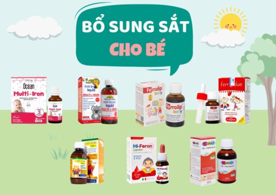 Bổ sung sắt cho bé
