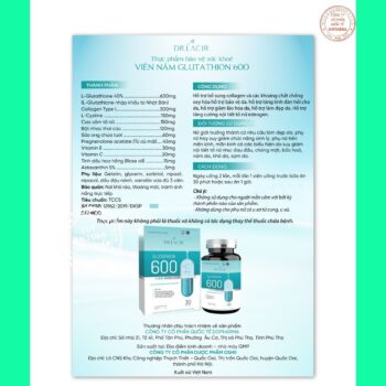 Glutathione 600 Dr Lacir