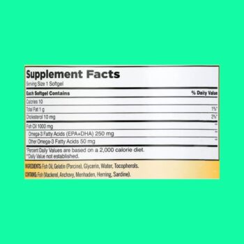 Kirkland Fish Oil 1000mg 5 Kirkland Fish Oil 1000mg