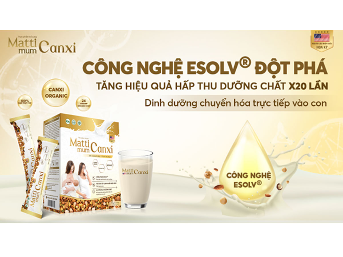 Sữa hạt cho mẹ bầu Matti Mum Canxi