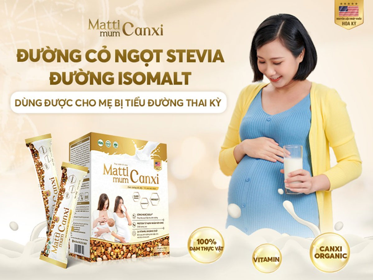 Sữa hạt cho mẹ bầu Matti Mum Canxi