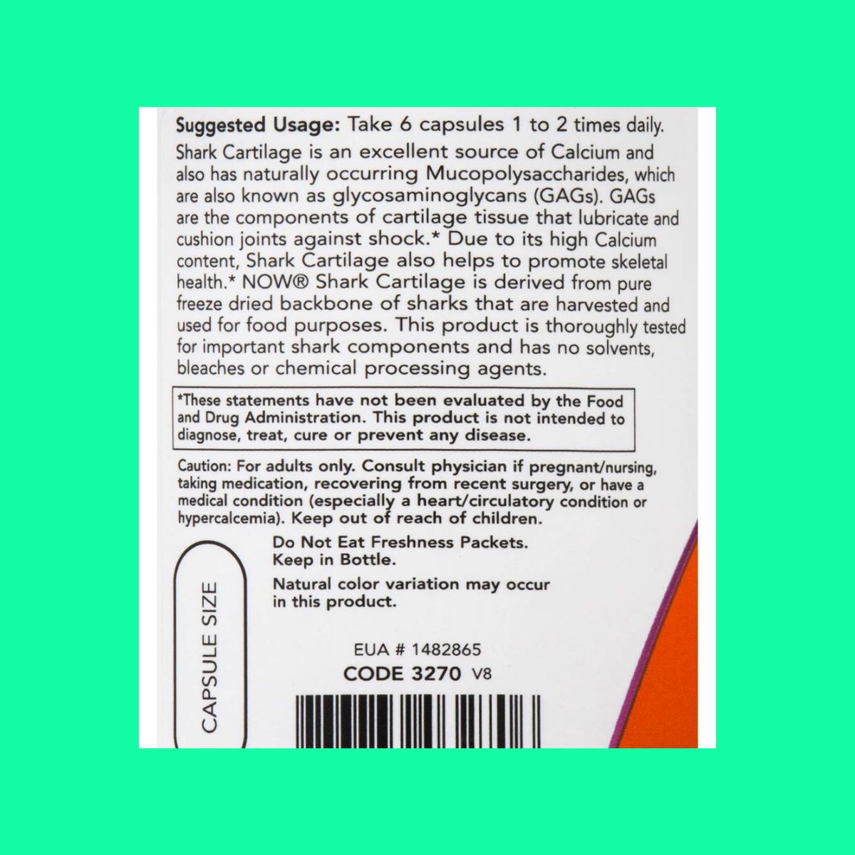 now-shark-cartilage-750mg-5 Now Shark Cartilage 750mg