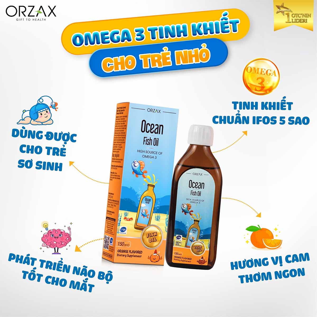 7 loại dầu cá Omega 3 cho trẻ em được nhiều chuyên gia khuyên dùng 20 Ocean Fish Oil