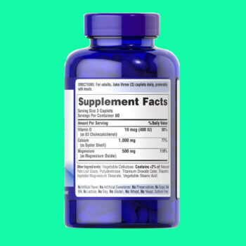 Puritan's Pride Calcium Magnesium + Vitamin D3 4 Puritan's Pride Calcium Magnesium + Vitamin D3