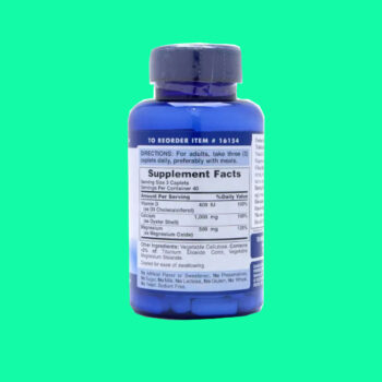 Puritan's Pride Calcium Magnesium + Vitamin D3 6 Puritan's Pride Calcium Magnesium + Vitamin D3