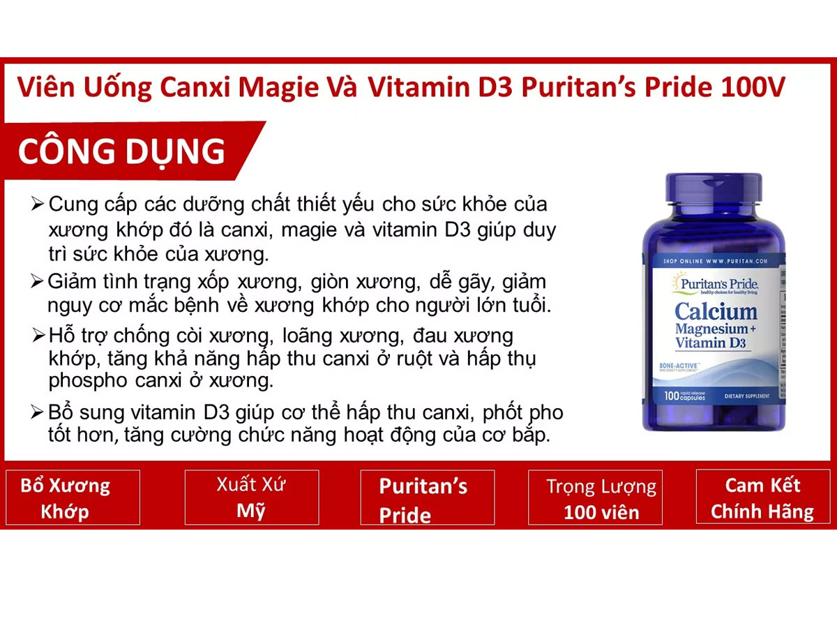 Puritan's Pride Calcium Magnesium + Vitamin D3 14 Puritan's Pride Calcium Magnesium + Vitamin D3
