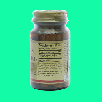 Solgar Vitamin D3 1000IU 3 Solgar Vitamin D3 1000IU