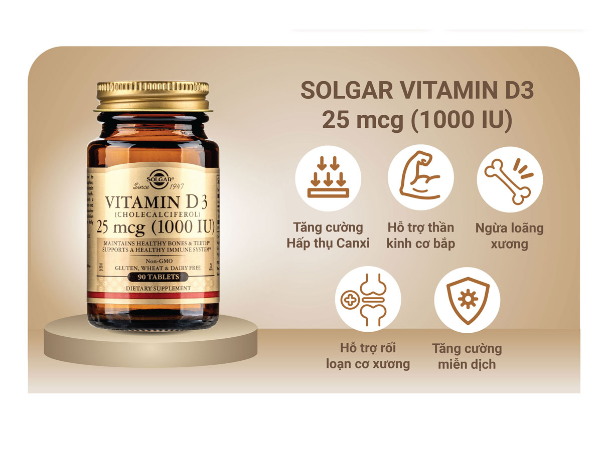 Solgar Vitamin D3 1000IU 7 Solgar Vitamin D3 1000IU