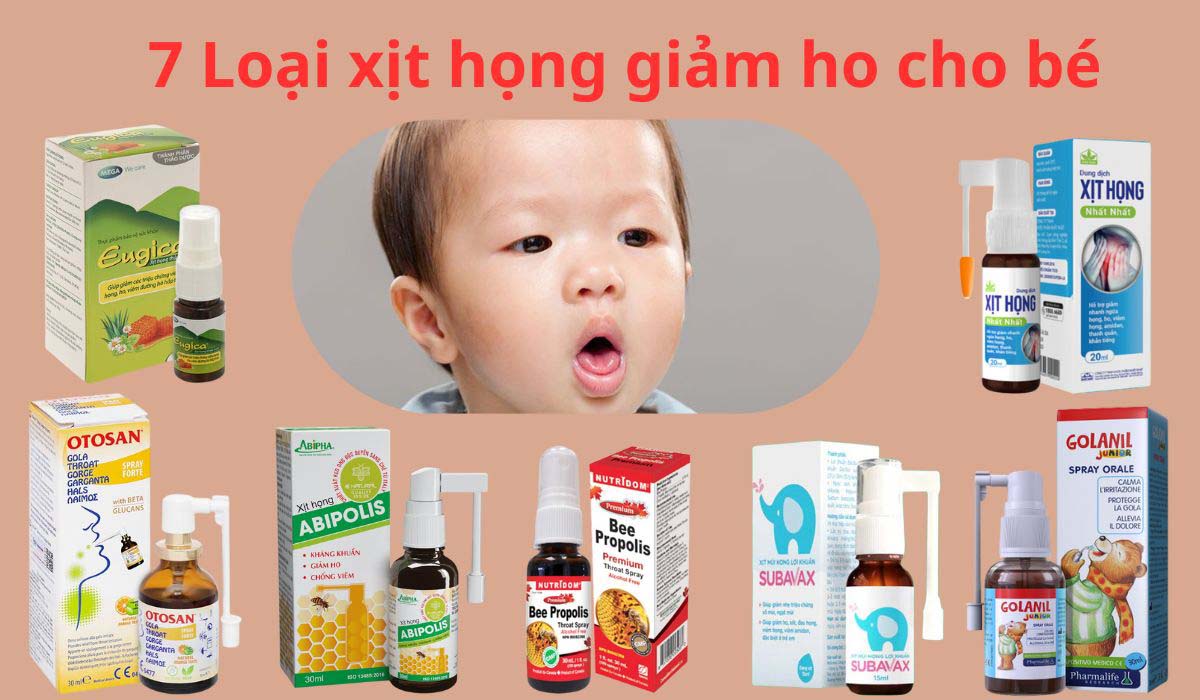 Thuốc xịt họng giảm ho