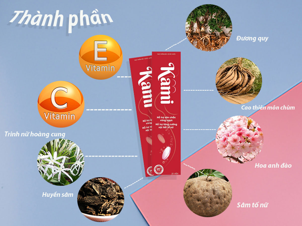 Viên sủi Kami