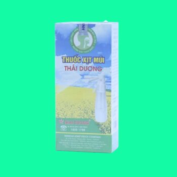 Thuốc xịt mũi Thái Dương 1 Thuốc xịt mũi Thái Dương