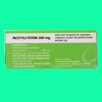 Acetylcystein 200mg VNA Imexpharm