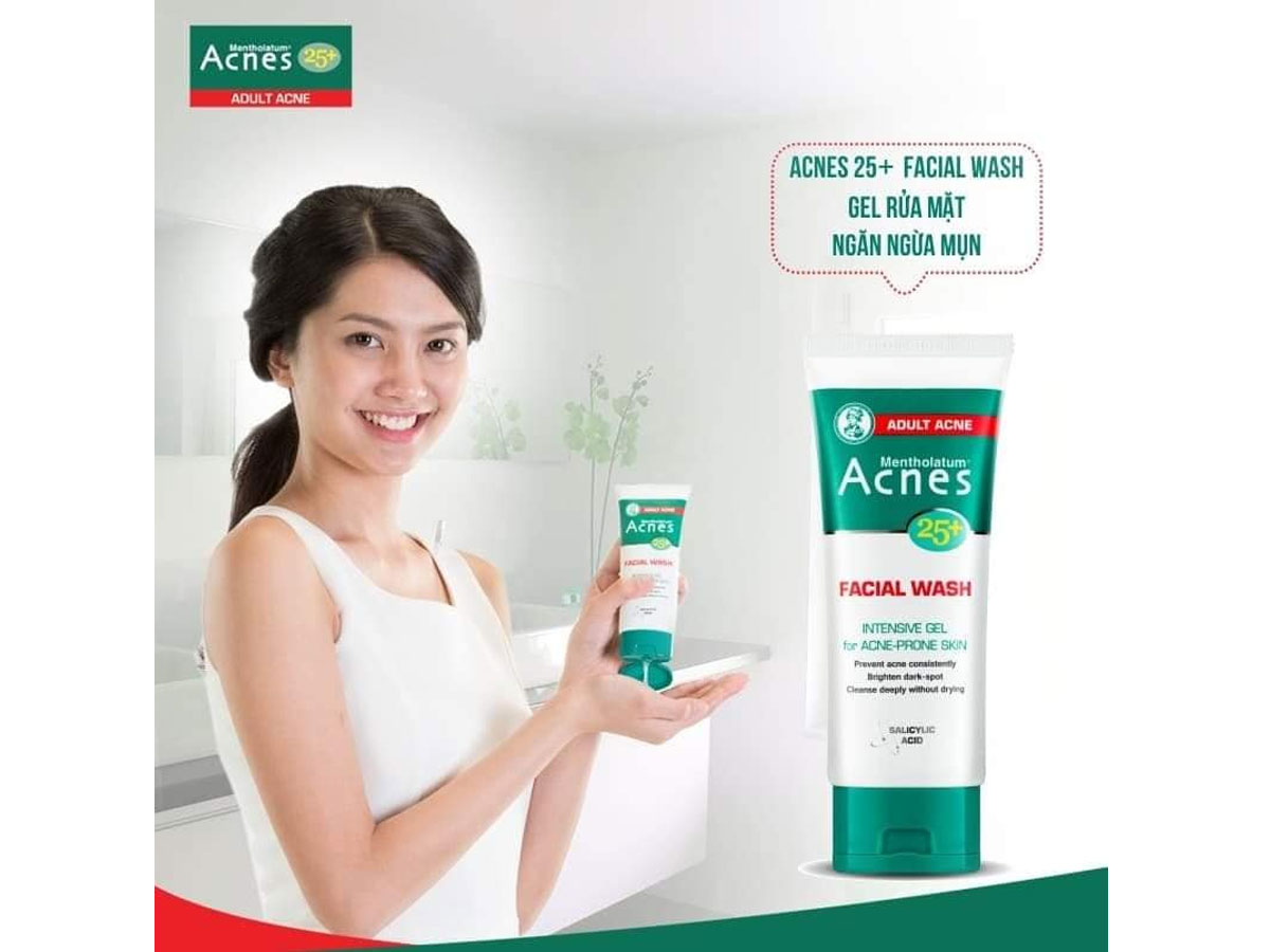 Sữa rửa mặt Acnes 25+ Facial Wash 8 Sữa rửa mặt Acnes 25+ Facial Wash