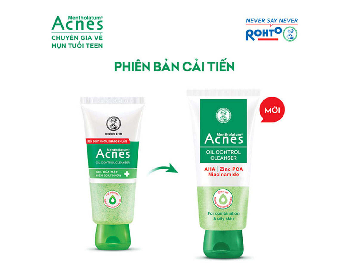 Sữa rửa mặt Acnes Oil Control Cleanser