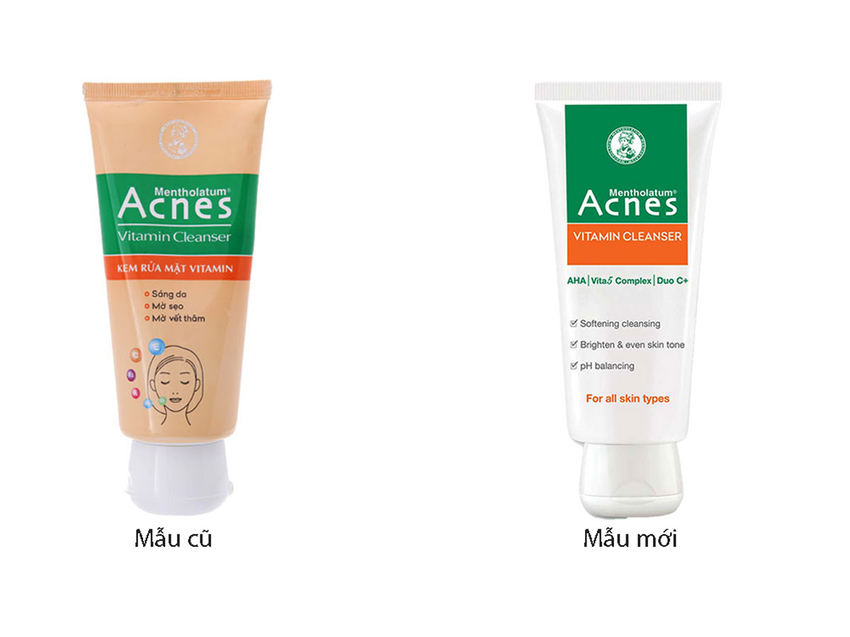 Sữa rửa mặt Acnes Vitamin Cleanser 100g