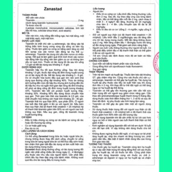 Zanastad 1 Thuốc Zanastad