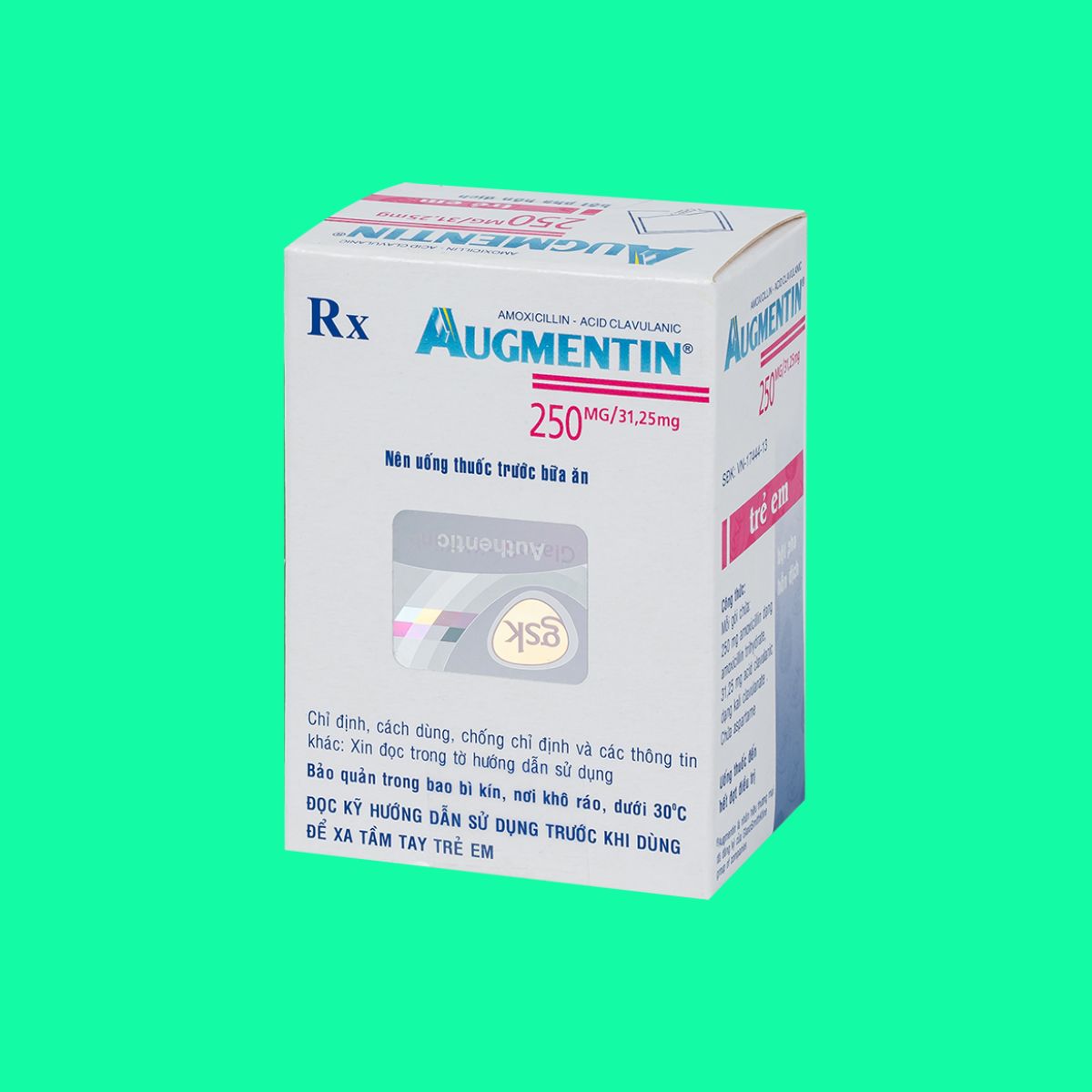 augmentin-250-3125-6 Thuốc Augmentin 250mg/31,25mg