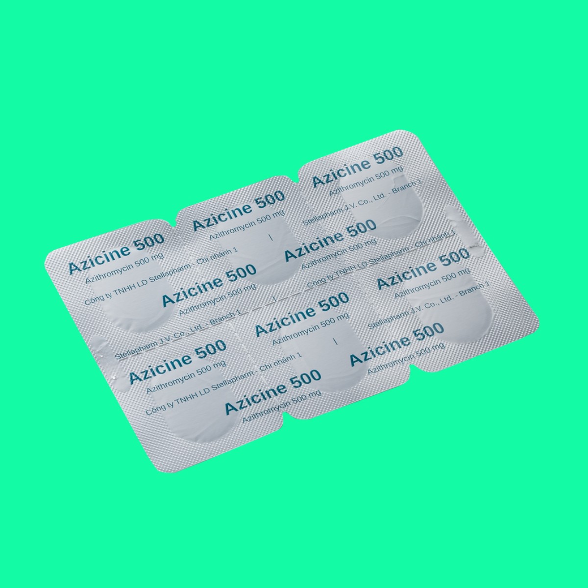 azicine-500-5 Thuốc Azicine 500