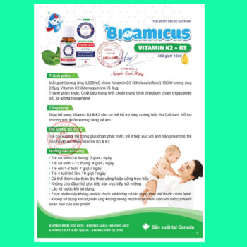 BioAmicus Vitamin D3K2 12 BioAmicus Vitamin D3K2