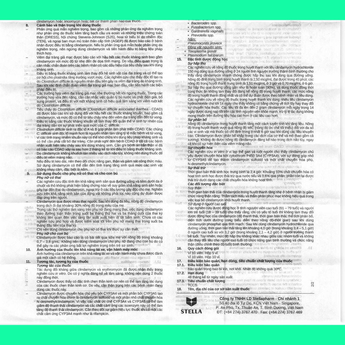 clindastad-150mg-11 Thuốc Clindastad 150