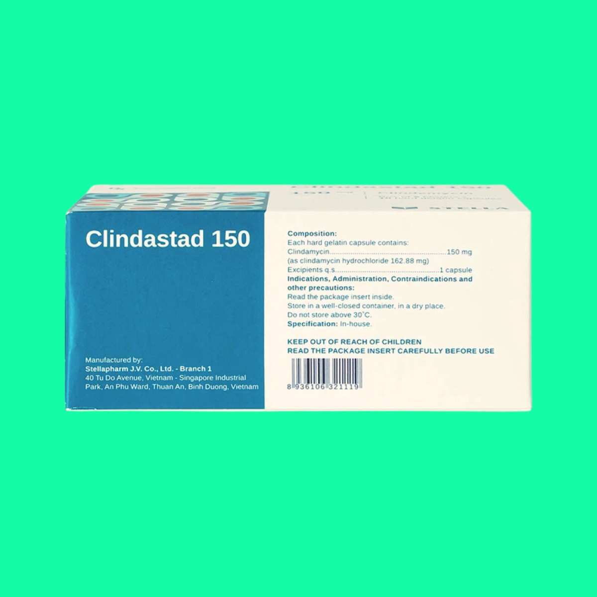 clindastad-150mg-7 Thuốc Clindastad 150