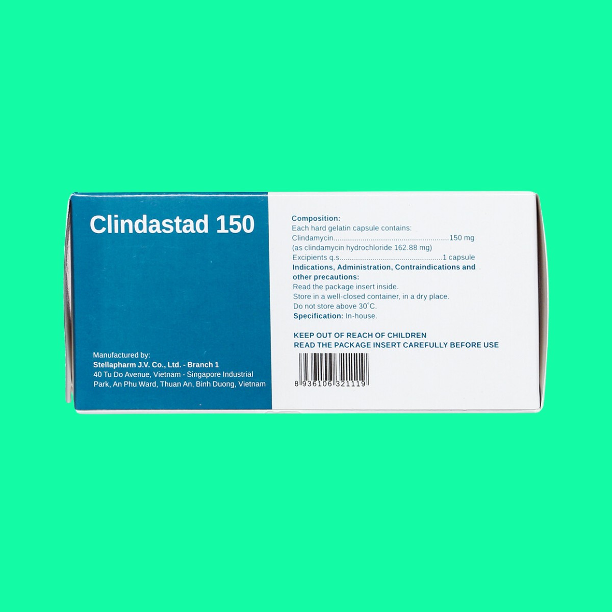 clindastad-150mg-8 Thuốc Clindastad 150