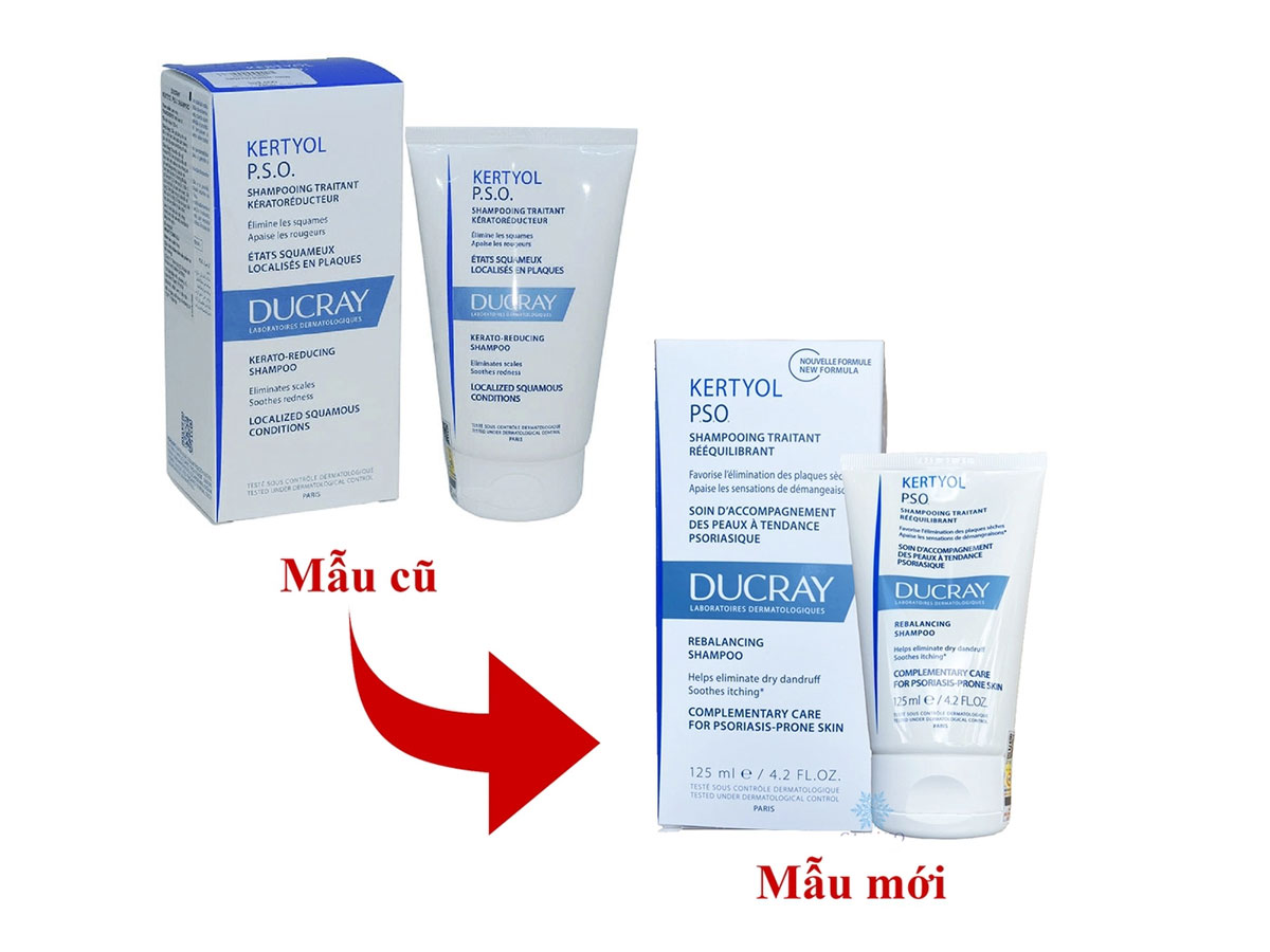 Dầu gội Ducray Kertyol PSO 7 Dầu gội Ducray Kertyol PSO