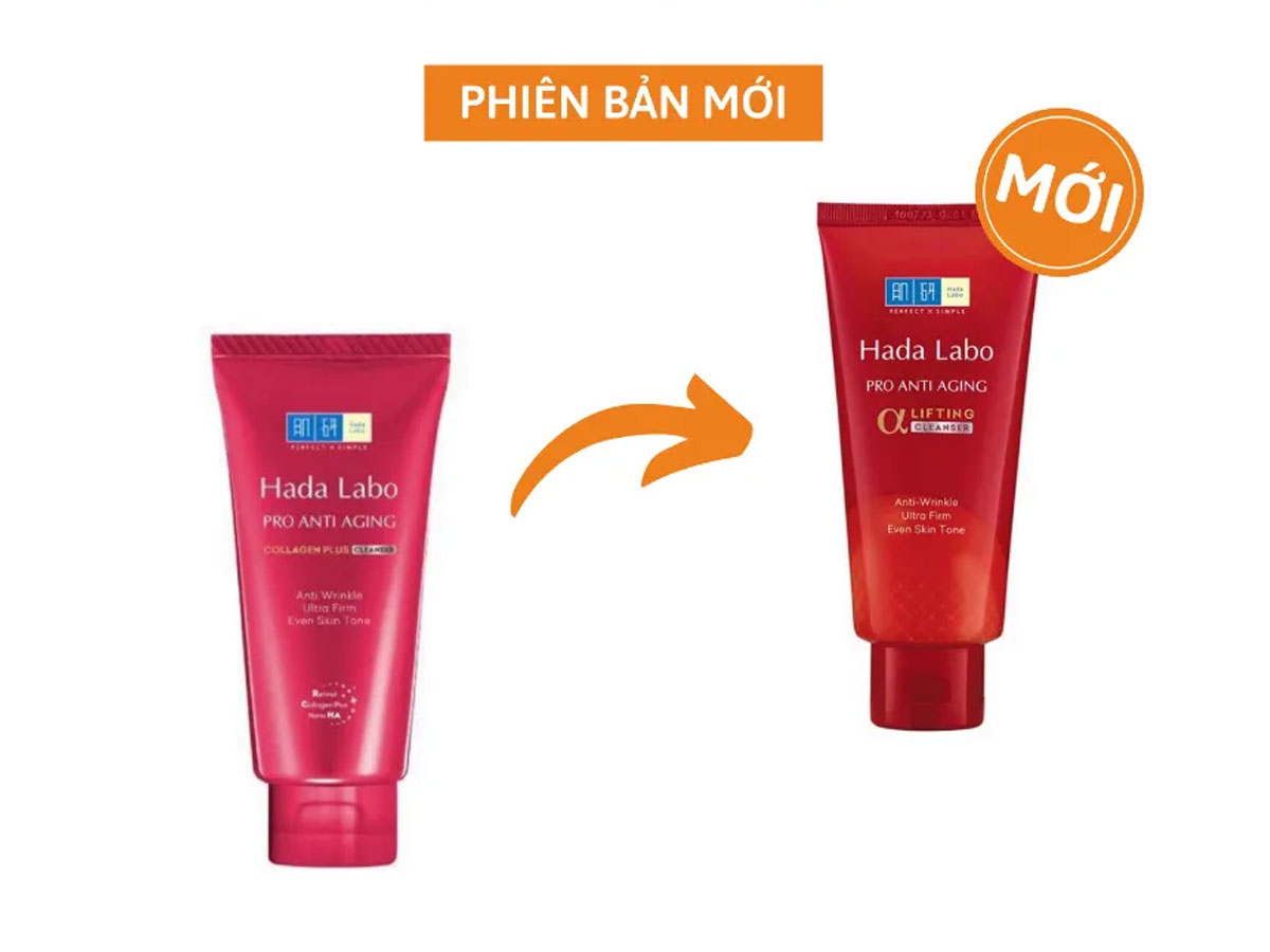 Sữa rửa mặt Hada Labo Pro Anti Aging α Lifting Cleanser