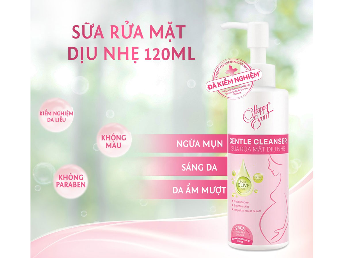 Sữa rửa mặt Happy Event Gentle Cleanser
