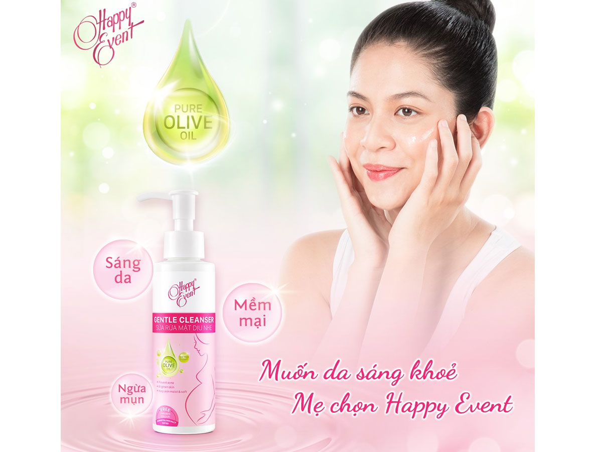 Sữa rửa mặt Happy Event Gentle Cleanser