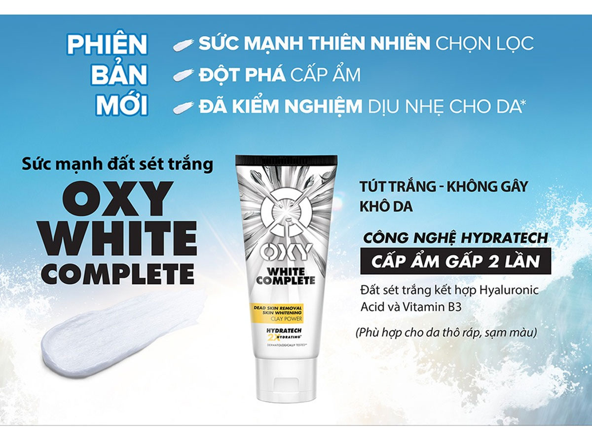 Sữa rửa mặt Oxy White Complete