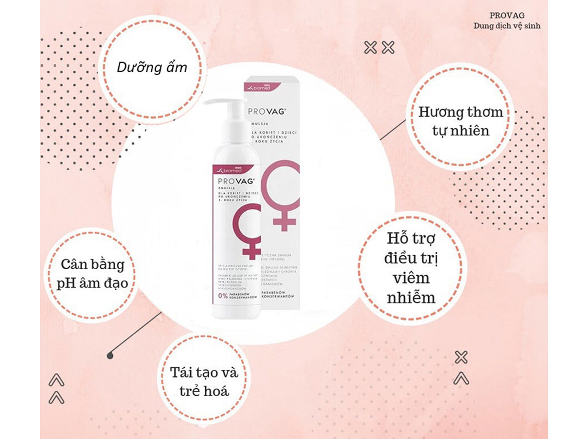 Dung dịch vệ sinh phụ nữ Provag Emulsion 17 Dung dịch vệ sinh phụ nữ Provag Emulsion