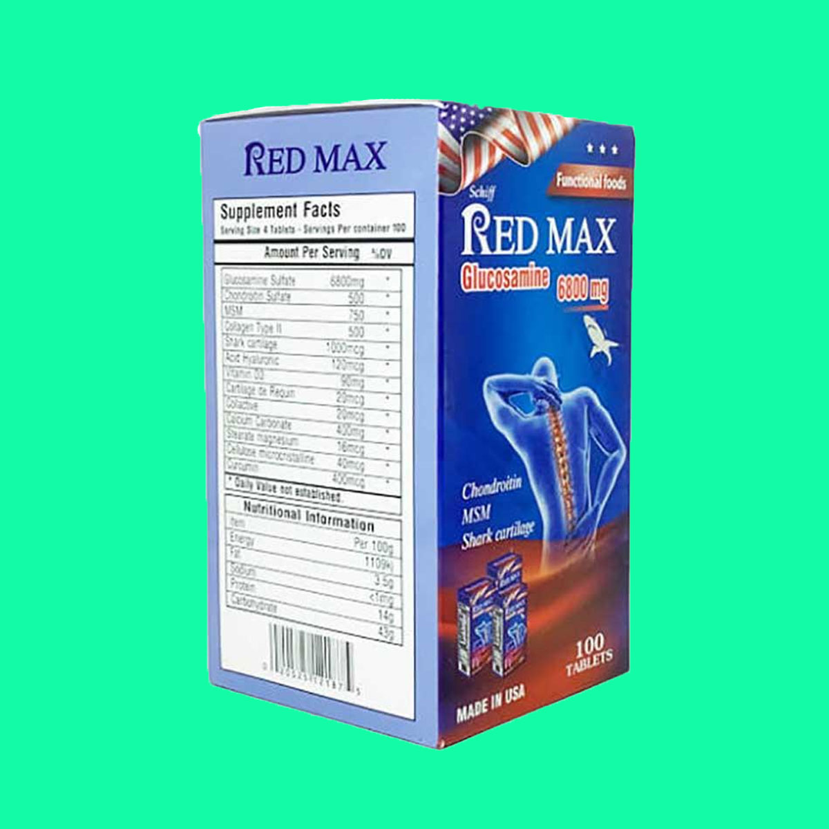 red-max-glucosamine-6800mg-2 RED MAX Glucosamine 6800mg