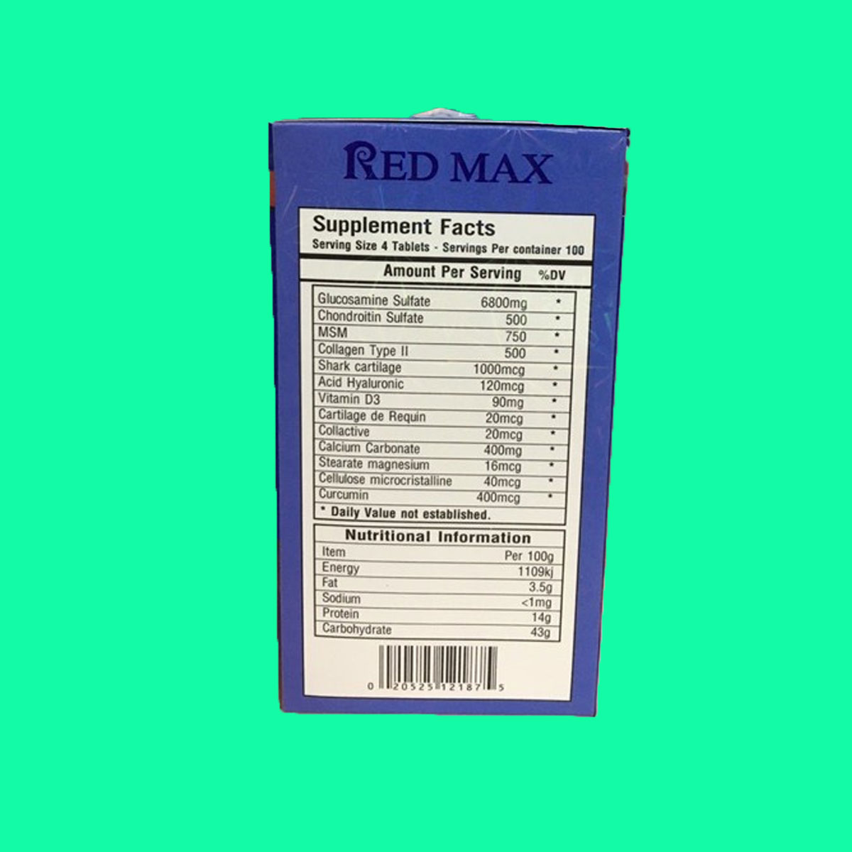 red-max-glucosamine-6800mg-6 RED MAX Glucosamine 6800mg