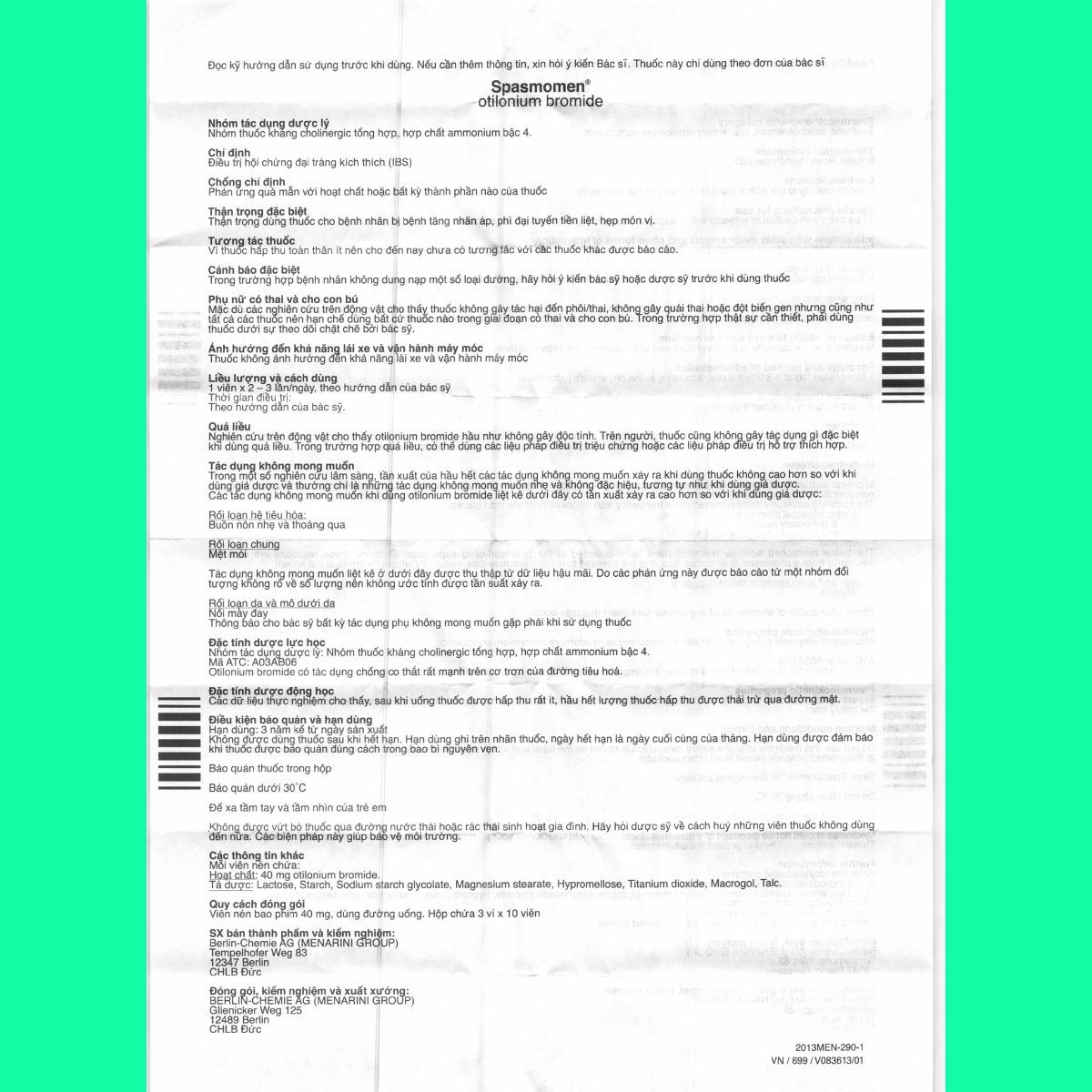 spasmomen-40-mg-10 Thuốc Spasmomen 40mg