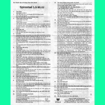 Thuốc Spirastad 1.5 M.I.U