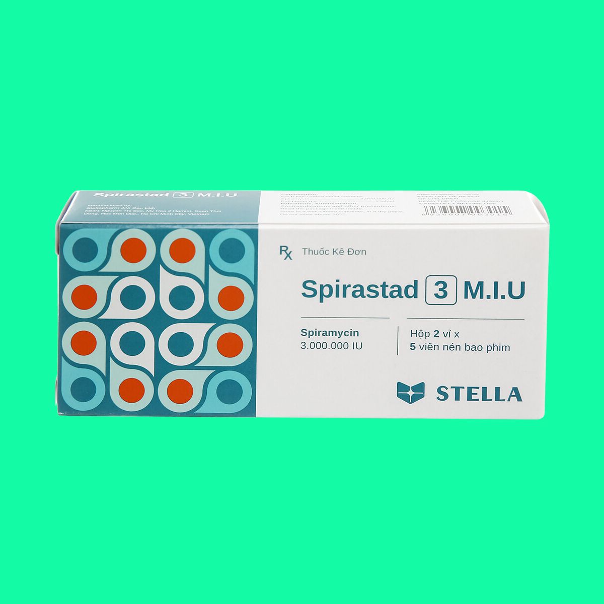 spirastad-3-miu-3 Thuốc Spirastad 3 M.I.U