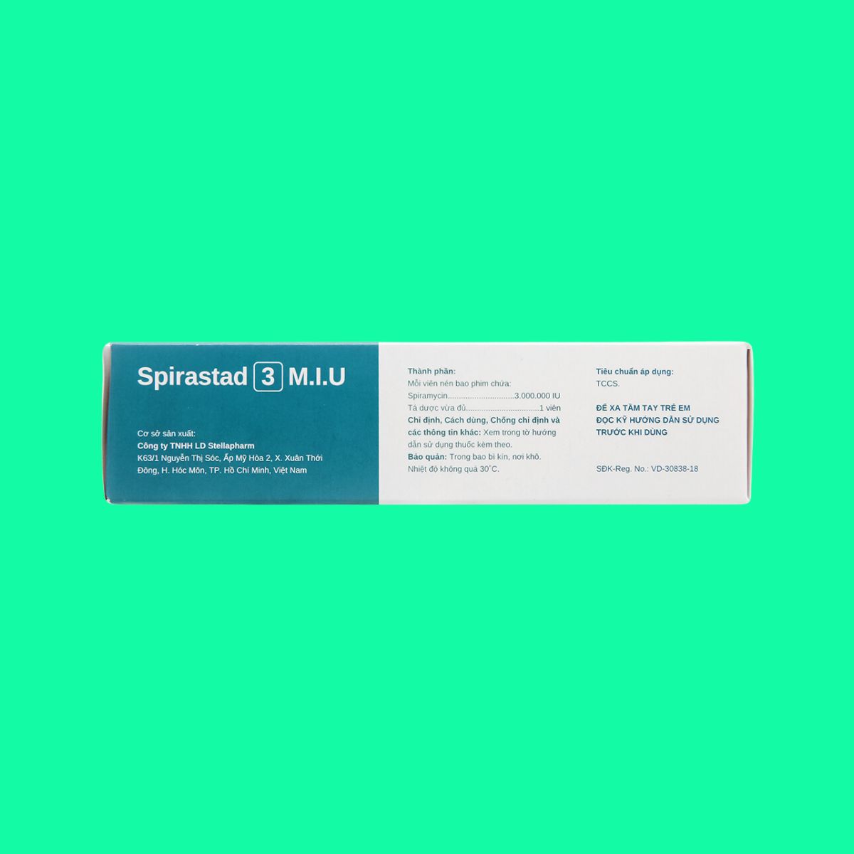 spirastad-3-miu-5 Thuốc Spirastad 3 M.I.U