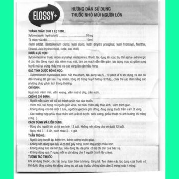 Thuốc Elossy+ 0.1%