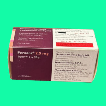 Femara 2,5mg (Ấn Độ)