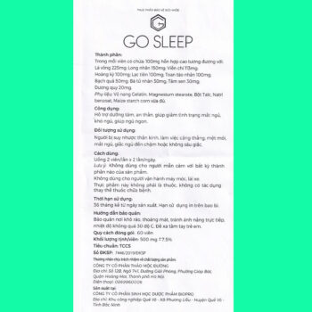 Go Sleep 7 Go Sleep