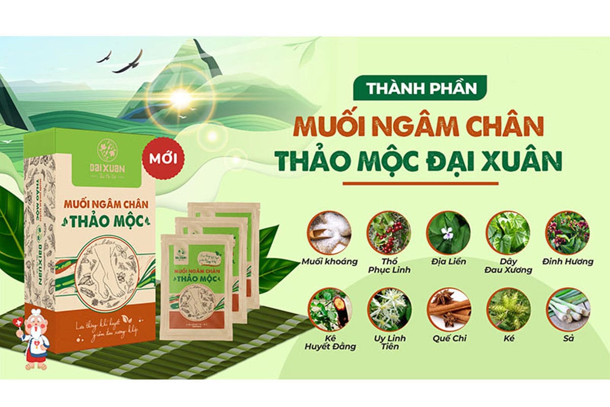 Muối Ngâm Chân Thảo Mộc Đại Xuân