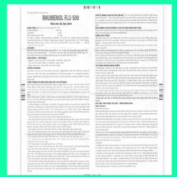 Rhumenol Flu 500 10 Rhumenol Flu 500