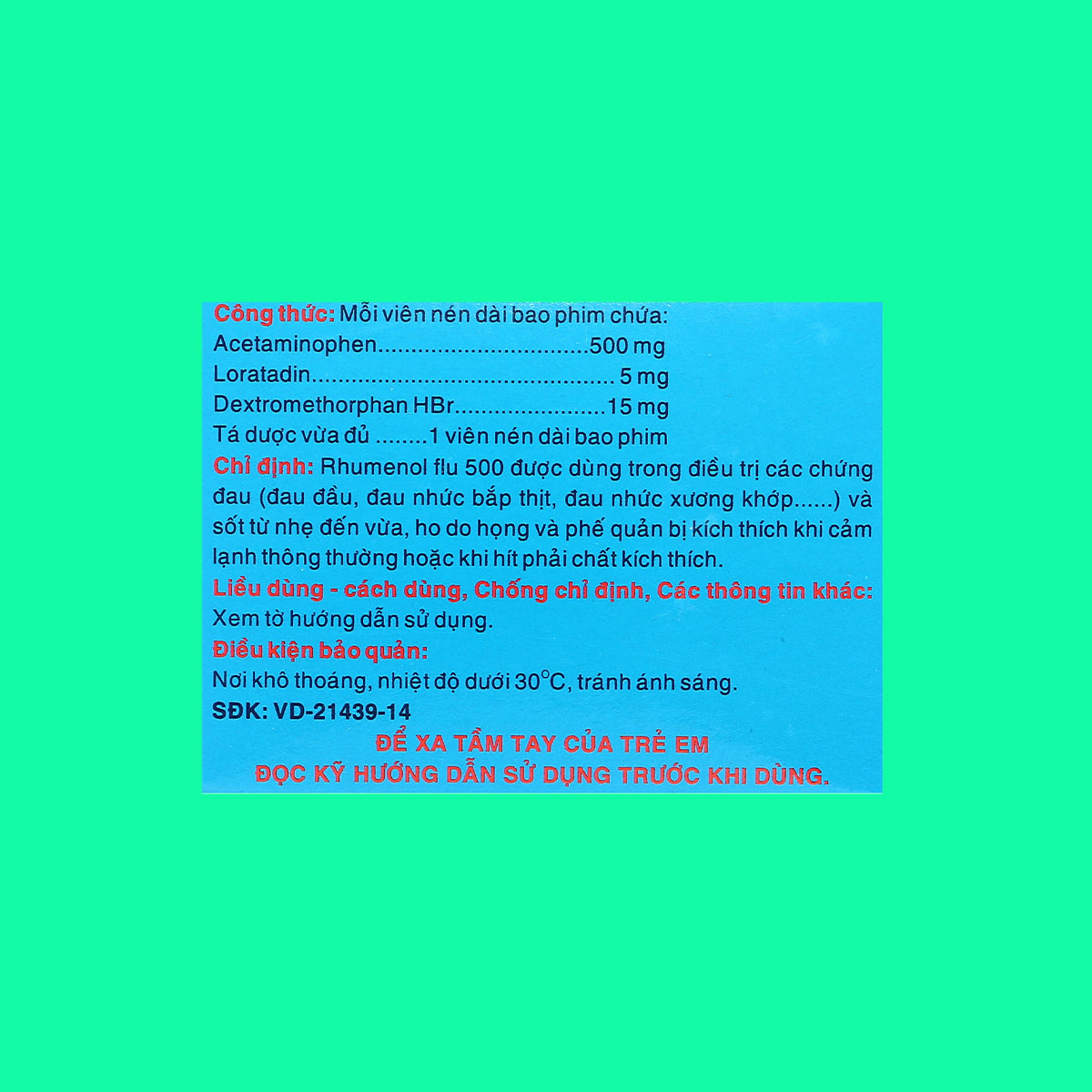 rhumenol-flu-500-6 Rhumenol Flu 500