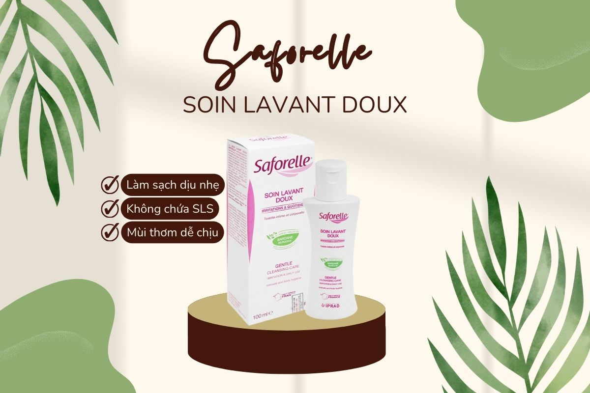 Dung dịch vệ sinh Saforelle 15 Dung dịch vệ sinh phụ nữ Saforelle