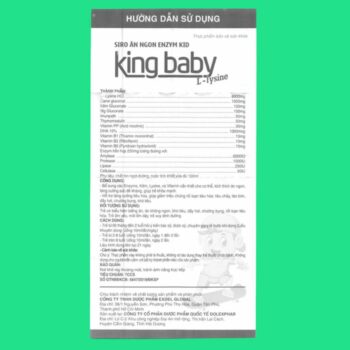 Siro Ăn Ngon Enzym Kid King Baby