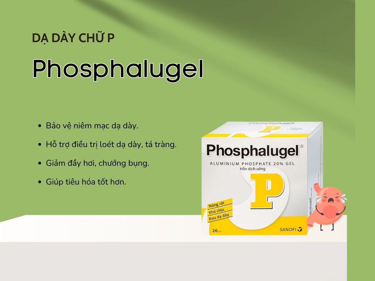 5+ thuốc đặc trị trào ngược dạ dày tốt nhất 27 Phosphalugel
